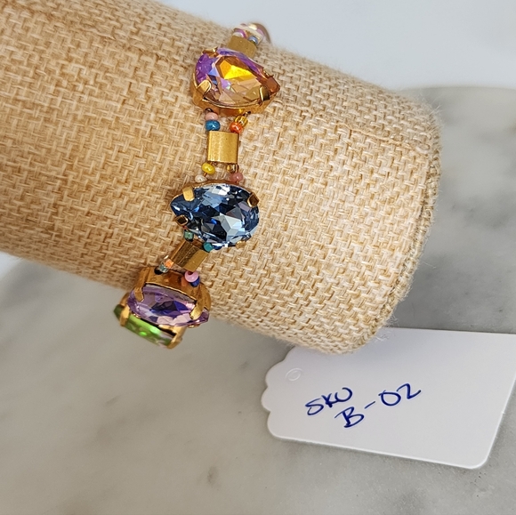 Elegant Multi-Color Bracelet Princess Crystal Style - Picture 11 of 13